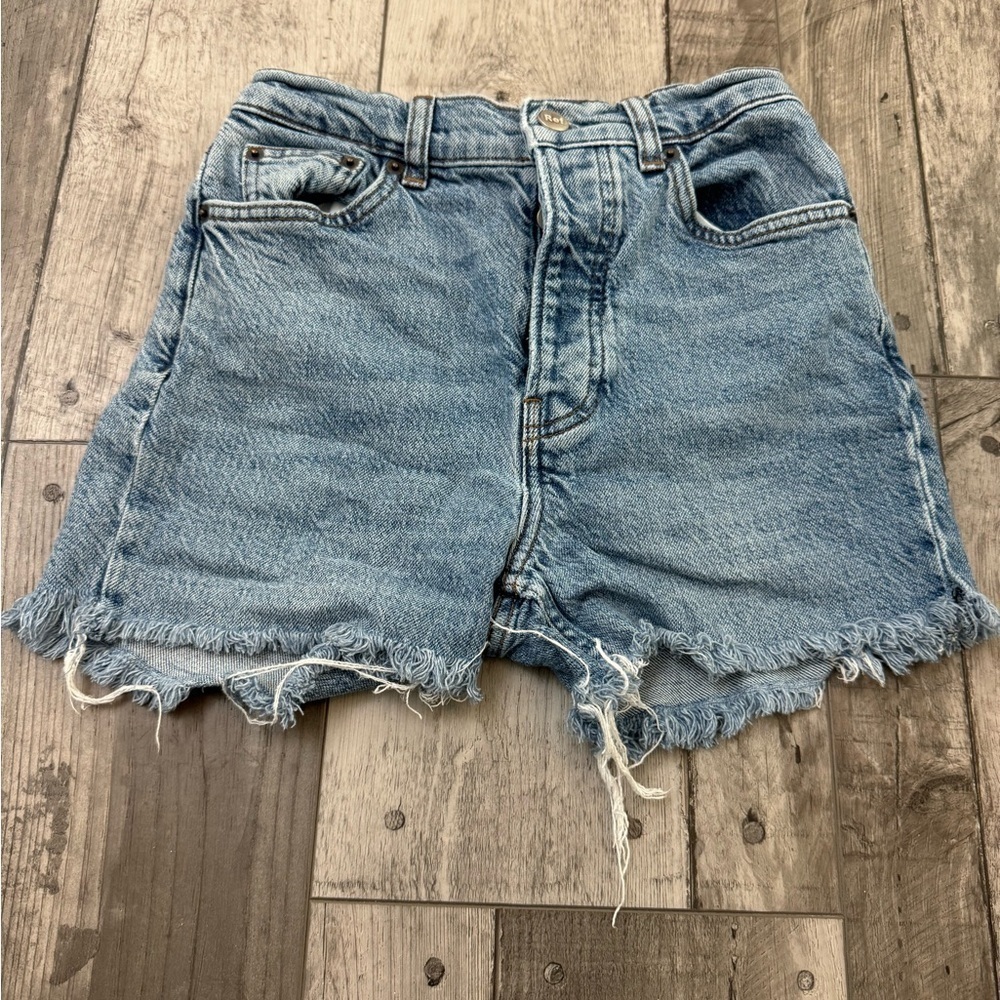 Reformation Denim Cut Off Jean Shorts 24